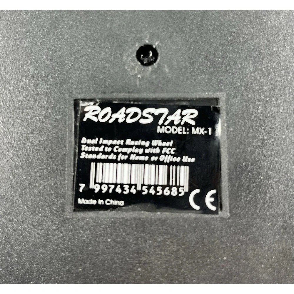 Vintage Road Star MX-1 Black Racing Pedals Only Xbox Tested